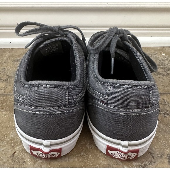 VANS UltraCush Pro Skateboard Shoes Mens Size 6.5 Black Pewter Denim 721356 Lace - Picture 5 of 6